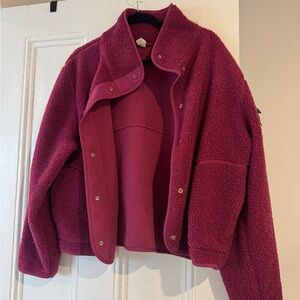 Women's Fleece Jacket - Berry